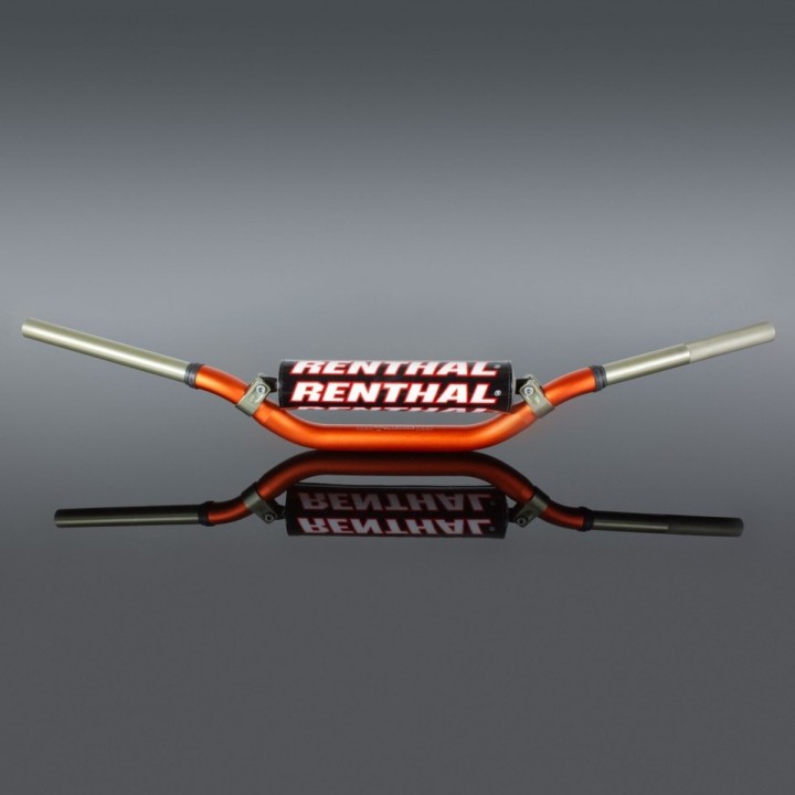 RENTHAL kierownica 1,1/8 cala (28,6MM) MX twinwall 999 handlebar orange mcgrath / short padded