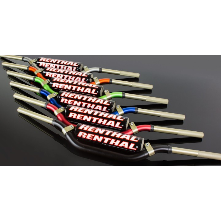 RENTHAL kierownica 1,1/8 cala (28,6MM) MX twinwall 999 handlebar tanium mcgrath / short padded