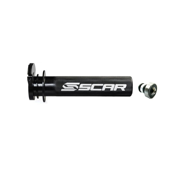 Kierownice i osprzęt SCAR nowy racing rolgaz aluminiowy z łożyskiem - yamaha YZ125 / YZ250 '97-'26, YZ250X '16-'26
