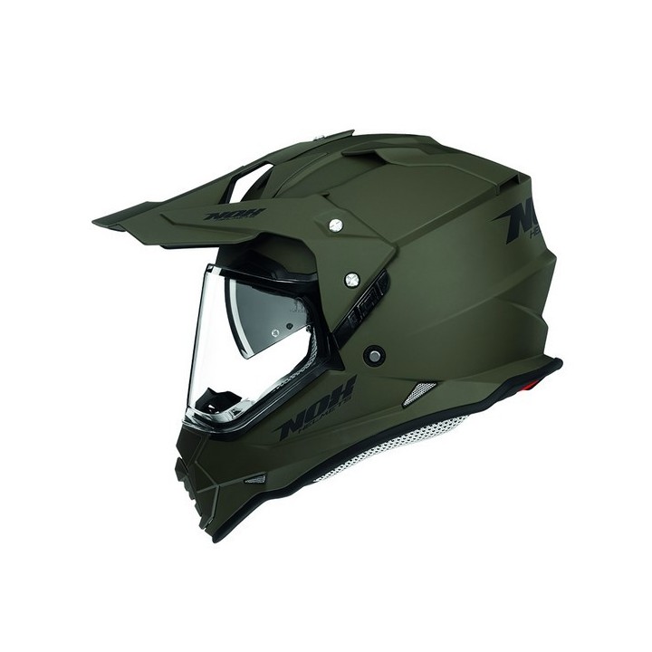 NOX KASK OFFROAD / TRAIL DUOSPORT (DUAL) N312 SOLID Z SZYBKĄ I BLENDĄ