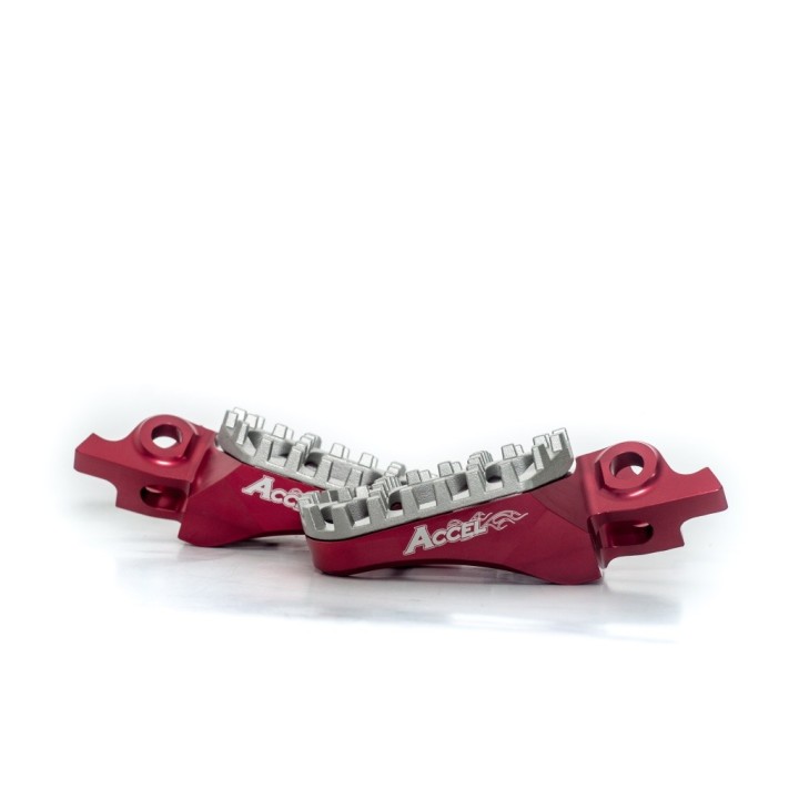 Kierownice i osprzęt ACCEL podnóżki honda crf 250/450R,X '04-'17,CRF150R '07-'16,CR125/250 '02-'07,ALUMINIUM 7075,