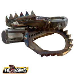Kierownice i osprzęt FM-PARTS offset spodnóżki (komplet) stainless footpegs beta '20-'24