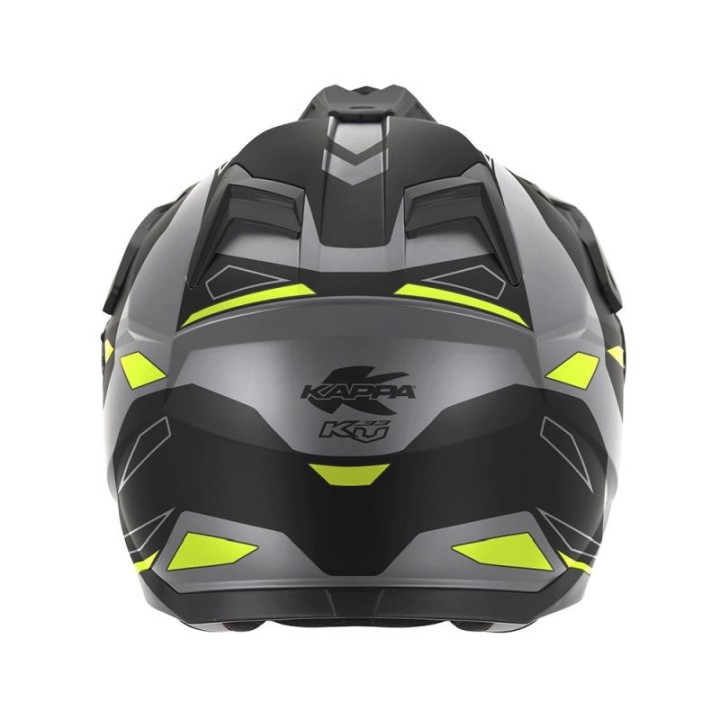 KAPPA KASK KV33 GRAPHIC WIZZARD ENDURO DUAL OFF ROAD Z SZYBĄ I BLENDĄ