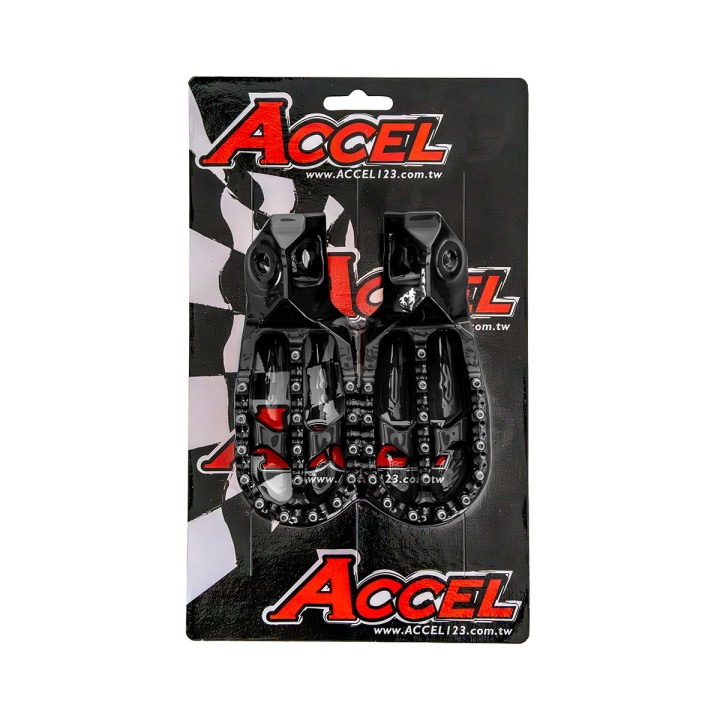 Kierownice i osprzęt ACCEL podnóżki ktm SX / sxf / xc / xcf 125 / 250 / 250 / 300 / 350 / 450 '23-'25, huqvarna tc / tx / fc /…