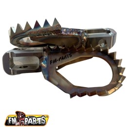 Kierownice i osprzęt FM-PARTS offset spodnóżki (komplet) stainless footpegs ktm / husqvarna / gas gas '24