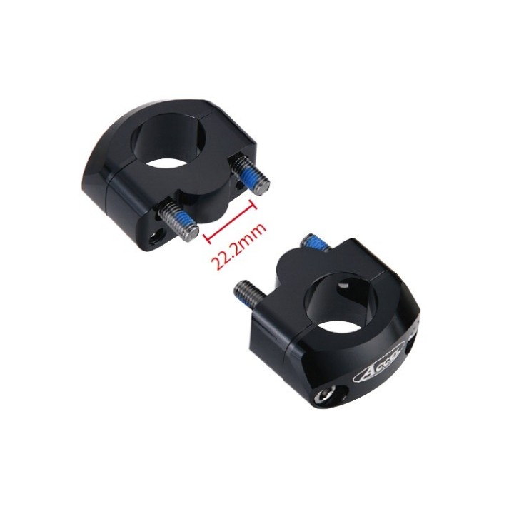 ACCEL mocowanie/podwyżki kierownicy (DÓŁ-22,2/GÓRA-28,6MM) wys. 20MM