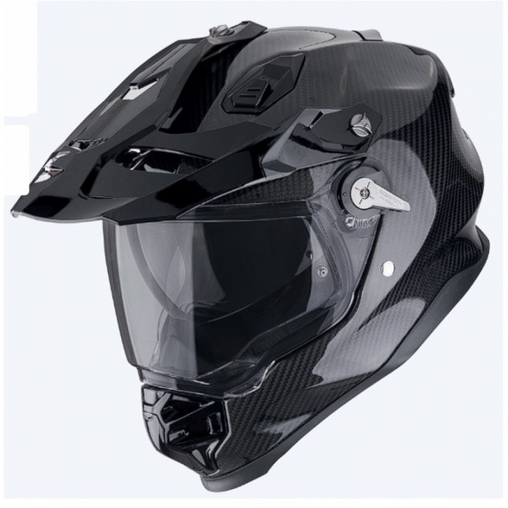 SCORPION KASK DUAL ENDURO / ADVENTURE ADF-9000 CARBON AIR SOLID