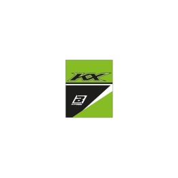 Kierownice i osprzęt BLACKBIRD nakładki ochronne na manetki logo kawasaki f oraz h 22