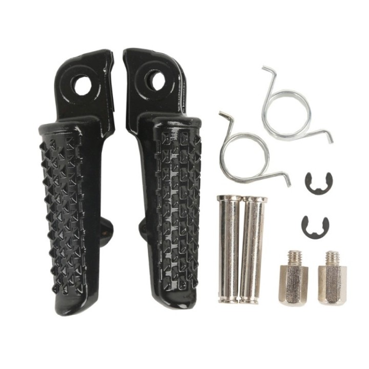 BIKETEC PARTS zestaw podnóżków (podnóżki) kierowcy kompletny z mocowaniami honda cbr 600RR '03-06, cbr 1000 rr '04-14, cbr 1000…