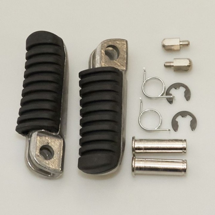 BIKETEC PARTS zestaw podnóżków (podnóżki) kierowcy kompletny z mocowaniami kawasaki zrx 400 '93-07, zrx 1100/1200 '97-11, z 750…