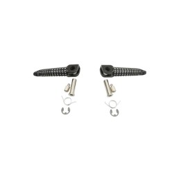 BIKETEC PARTS zestaw podnóżków (podnóżki) kierowcy kompletny z mocowaniami kawasaki ZX-6R/ZX-10R '03-13, ninja 650R '06-13, ER6…