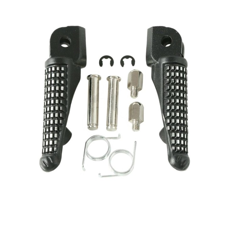 BIKETEC PARTS zestaw podnóżków (podnóżki) kierowcy kompletny z mocowaniami kawasaki ZX-10R '11-17