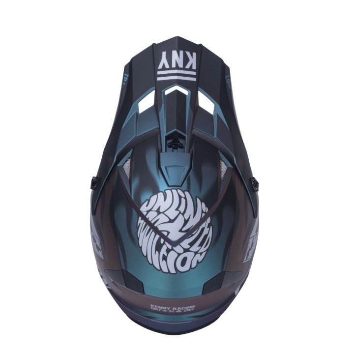 KENNY RACING CZĘŚCI ZAMIENNE DASZEK DO KASKU TRACK GRAPHIC + DIRT