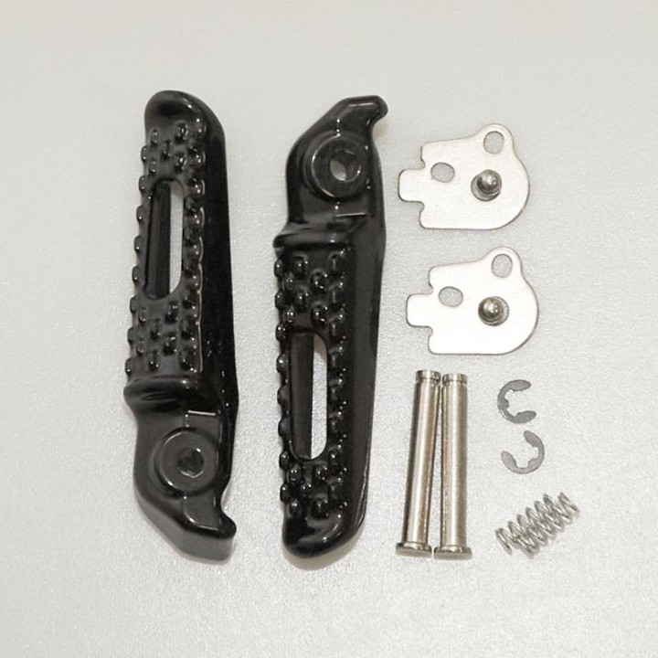 Kierownice i osprzęt BIKETEC PARTS zestaw podnóżków (podnóżki) pasażera kompletny z mocowaniami honda cbr 600RR / cbr 1000RR '0…
