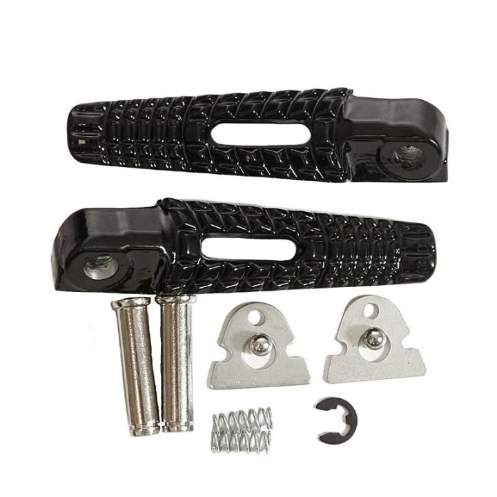 Kierownice i osprzęt BIKETEC PARTS zestaw podnóżków (podnóżki) pasażera kompletny z mocowaniami suzuki gsxr 600/750 '06-14, gsx…