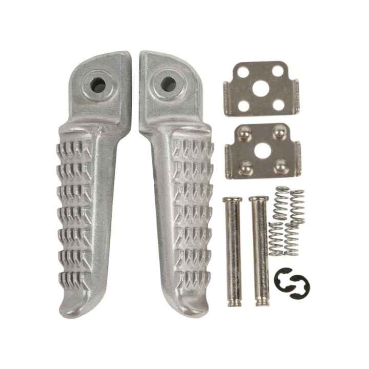 Kierownice i osprzęt BIKETEC PARTS zestaw podnóżków (podnóżki) pasażera kompletny z mocowaniami kawasaki ZX-6R ninja '98-13, zx…