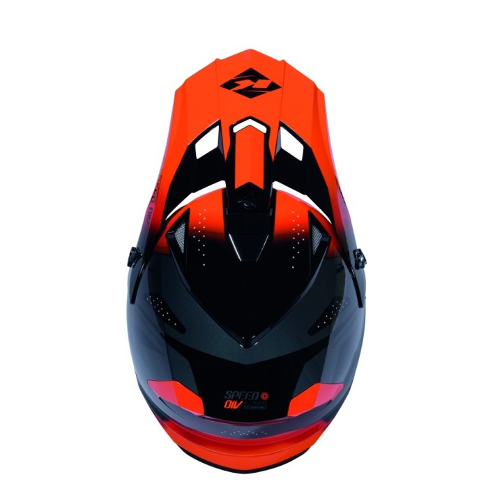 KENNY RACING CZĘŚCI ZAMIENNE DASZEK DO KASKU TRACK GRAPHIC SPEED NEON ORANGE