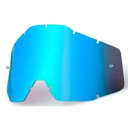 100 PROCENT WYPRZEDAŻ SZYBA/SZYBKA POJEDYNCZA DO GOGLI RACECRAFT 1 / ACCURI 1 / STRATA 1 BLUE MIRROR