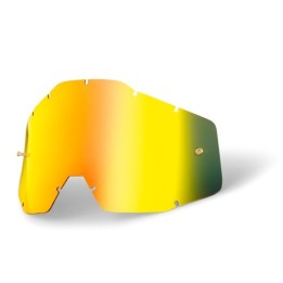 100 PROCENT WYPRZEDAŻ SZYBA/SZYBKA DO GOGLI JUNIOR ACCURI 1 / STRATA 1 YOUTH GOLD MIRROR
