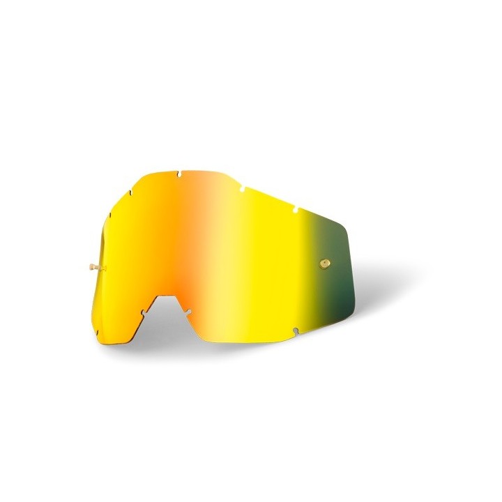 100 PROCENT WYPRZEDAŻ SZYBA/SZYBKA DO GOGLI JUNIOR ACCURI 1 / STRATA 1 YOUTH GOLD MIRROR