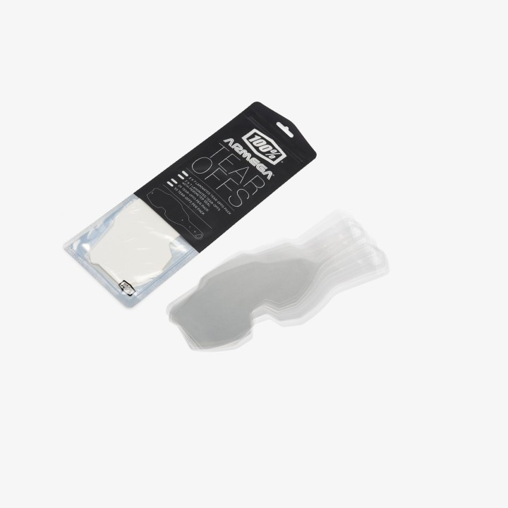 100 PROCENT ARMEGA / ARMATIC STANDARD TEAR-OFFS 20PK - ZRYWKI / ZRZUTKI DO GOGLI ARMEGA / ARMATIC 20 SZTUK