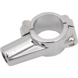 EMGO uchwyt lusterka z obejmą na kierownicę 22MM (7/8") chromowany (wzór yamaha)