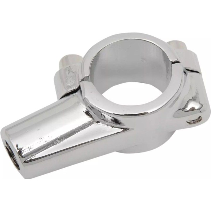 EMGO uchwyt lusterka z obejmą na kierownicę 22MM (7/8") chromowany (wzór yamaha)