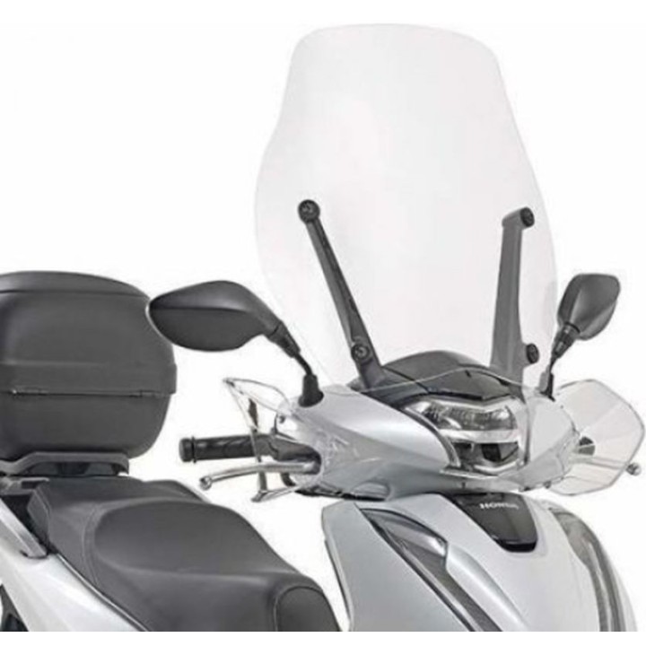 Nadwozie – pozostałe KAPPA szyba honda sh 125i-150i (17-19) 51 x 49 cm przezroczysta