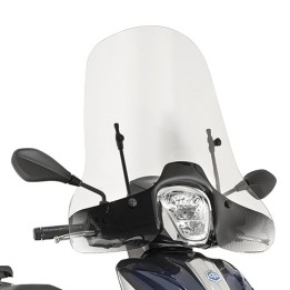 Nadwozie – pozostałe KAPPA SZYBA PIAGGIO Medley 125-150 (16-19) 46,5 x 67 CM PRZEZROCZYSTA - POTRZEBNE MOCOWANIE A5606AK
