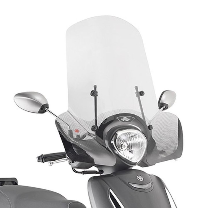 Nadwozie – pozostałe KAPPA szyba yamaha d'elight 125 '21-'25, 49,5 x 65,5 cm przezroczysta - potrzebne mocowanie A2154AK