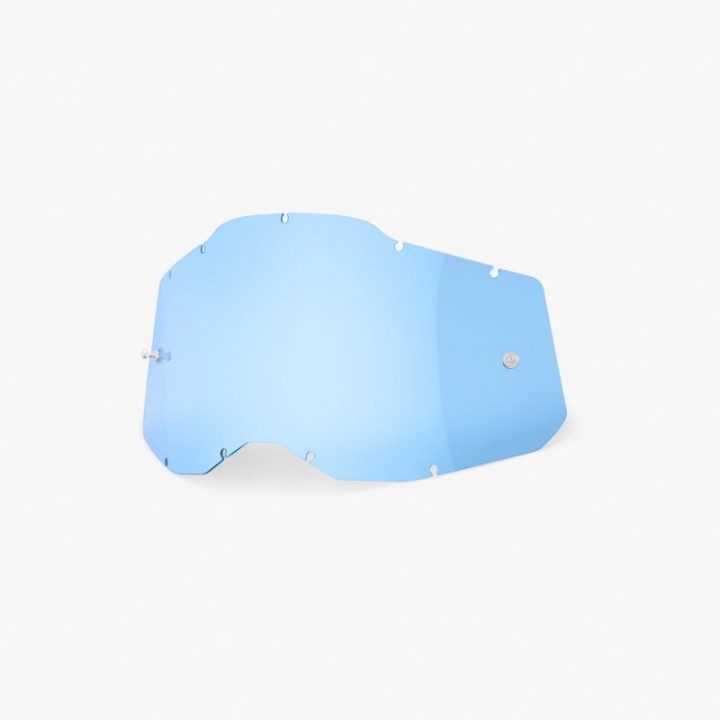 100 PROCENT RC2/AC2/ST2 REPLACEMENT LENS - BLUE, SZYBA/SZYBKA DO GOGLI POJEDYŃCZA RACECRAFT 2/ ACCURI 2/ STRATA 2