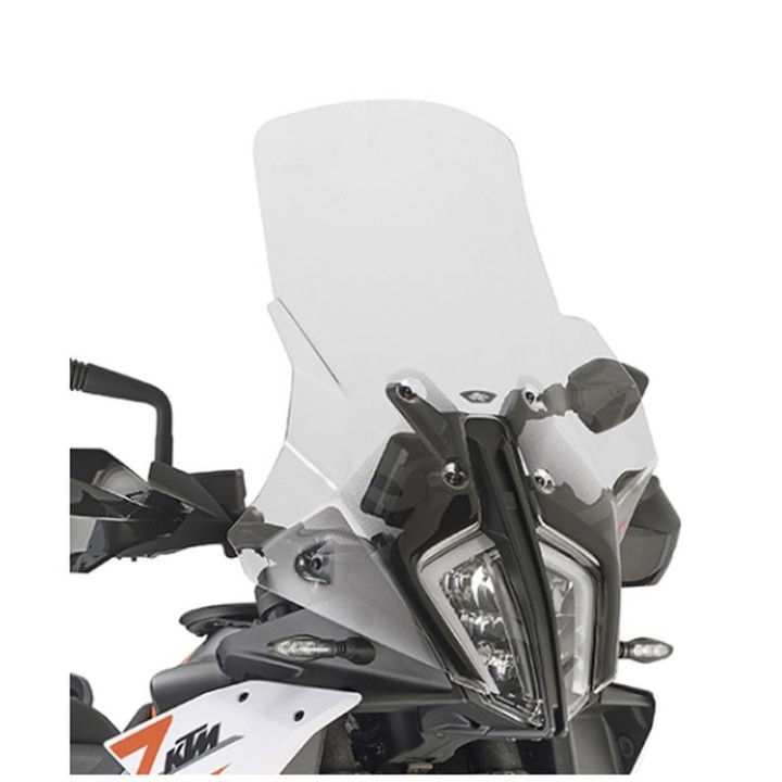 Nadwozie – pozostałe KAPPA szyba ktm 790 / 890 adventure '23-'25, 890 smt '23-'25, 38,5 x 51 cm przezroczysta