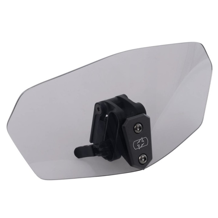 Nadwozie – pozostałe OXFORD windshield deflektor regulowany na szybę przyciemniany (dymiony) (smoked) 260 x 125MM