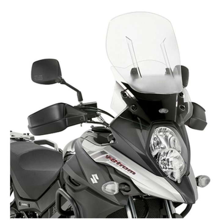 Nadwozie – pozostałe KAPPA szyba suzuki dl 650 v-strom '17-'24 regulowana airflow przezroczysta (wys. 50 x szer. 43 cm) - zastę…