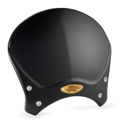 Nadwozie – pozostałe KAPPA szyba uniwersalna cafe racer aluminium czarna 20,5 x 26,5 cm - potrzebne mocowania (al.a) pod dany m…