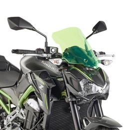 Nadwozie – pozostałe KAPPA szyba kawasaki z 900 (17-18) 37 x 32 cm lime z podświetlanymi krawędziami z mocowaniami