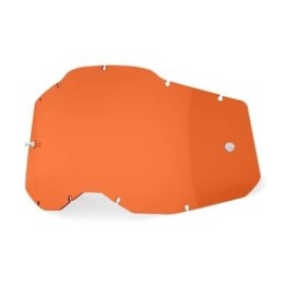 100 PROCENT RC2/AC2/ST2 REPLACEMENT LENS - ORANGE - SZYBA/SZYBKA DO GOGLI POJEDYNCZA RACECRAFT 2/ ACCURI 2/ STRATA 2