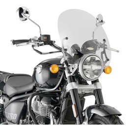 Nadwozie – pozostałe KAPPA szyba royal enfield super meteor 650 '23-'25, 38 x 42 cm przezroczysta - potrzebne mocowanie A9058AK