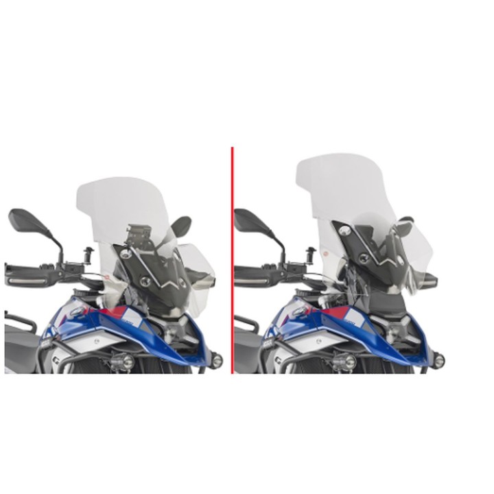 Nadwozie – pozostałe KAPPA szyba bmw r 1300 gs '24-'25 (65 x 54 cm) przezroczysta ( do modeli bez radaru)