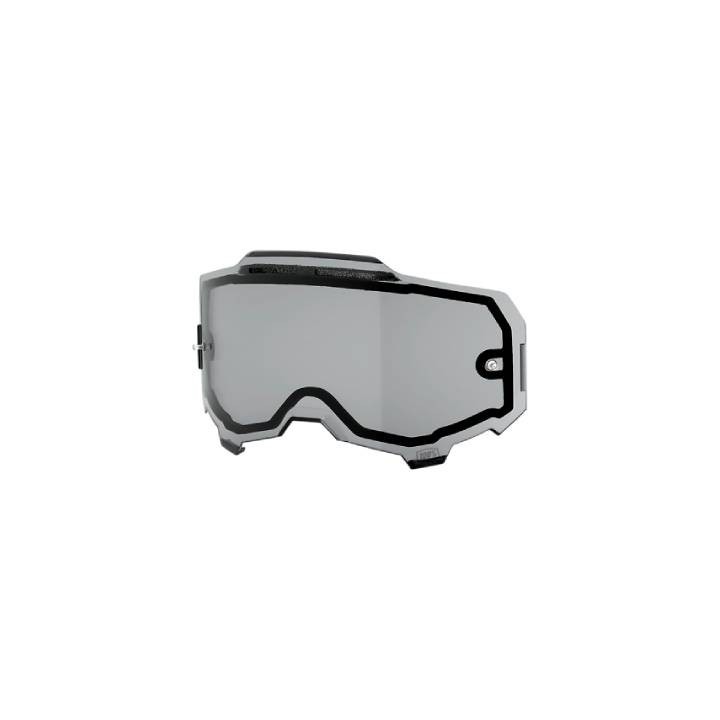 100 PROCENT ARMEGA / ARMATIC REPLACEMENT DUAL PANE VENTED SMOKE LENS - SZYBA/SZYBKA/SZYBKA PODWÓJNA WENTYLOWANA DO GOGLI ARMEGA 