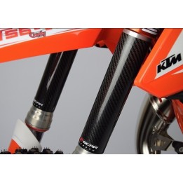 Nadwozie – pozostałe SCAR racing samoprzylepne osłony goleni lag teleskopów carbon wymiary 220X45MM (małe motocykle)