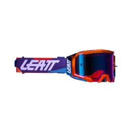 LEATT GOGLE VELOCITY 5.5 IRIZ GOGGLE NEON ORANGE BLUE UC 26%