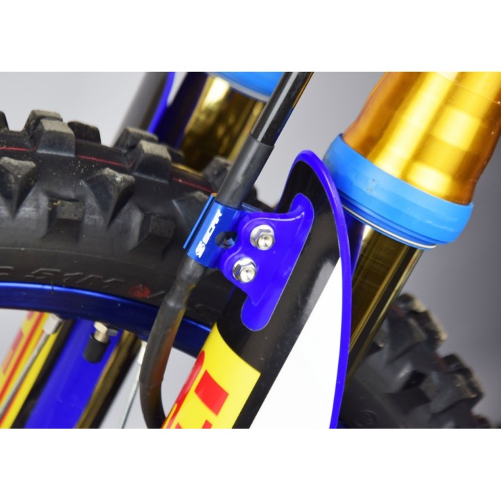 Nadwozie – pozostałe SCAR racing uchwyt (mocowanie) przewodu hamulcowego przód yamaha honda kawasaki suzuki fantic