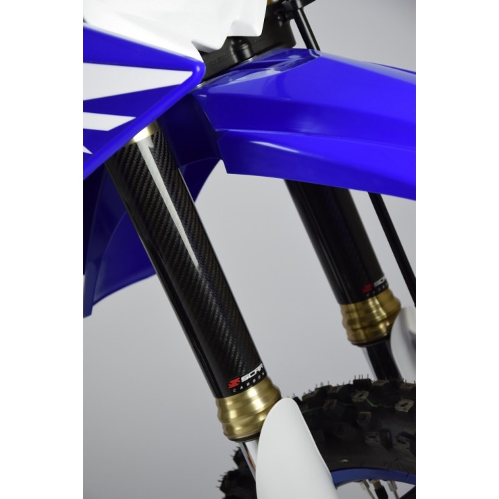 Nadwozie – pozostałe SCAR racing samoprzylepne osłony goleni lag teleskopów carbon wymiary 240X52MM (duże motocykle)