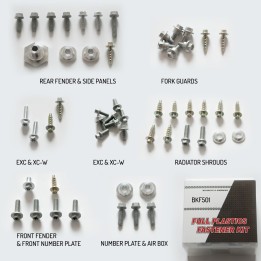 Nadwozie – pozostałe ACCEL komplet śrub do plastików ktm SX '11-'15, EXC '12-'15 (BKF-501)