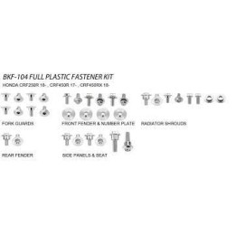 Nadwozie – pozostałe ACCEL komplet śrub do plastików honda crf 250R '18-20, crf 450R '17-20, crf 450RX '18-20 (BKF-104)