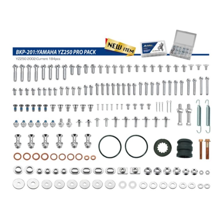 Nadwozie – pozostałe ACCEL komplet śrub pro pack factory 2T (duży) yamaha yz 250 '02,