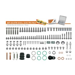 Nadwozie – pozostałe ACCEL komplet śrub pro pack factory 2T (duży) ktm 50/65 sx/xc '02,