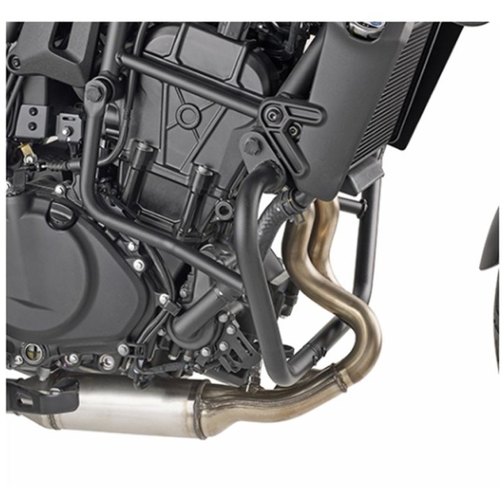 KAPPA gmole osłony silnika kawasaki eliminator 500 '24-'25, czarne