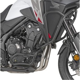 KAPPA gmole osłony silnika górne honda nx 500 '24-'25, czarne